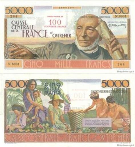 Nouveaux Francs New Francs Overprint On P Francs