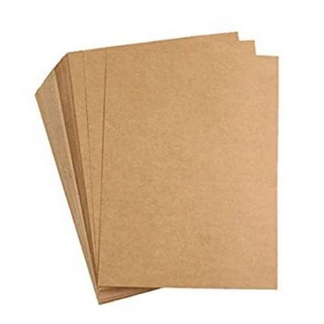 300 GSM Brown Kraft Paper Sheets For Packaging At Rs 50 Kg In Nai