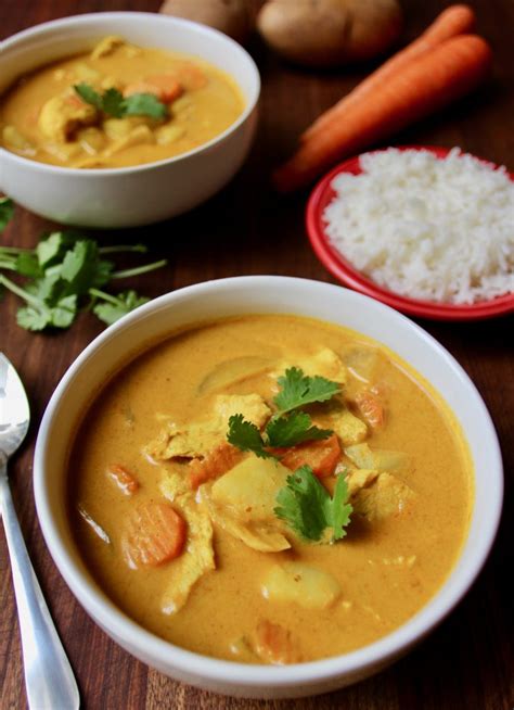 Thai Yellow Curry Recipe With Chicken Potatoes And Carrots Travel