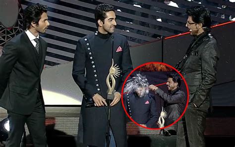 Shah Rukh Khan And Shahid Kapoor Break A Bottle On Ayushmann Khurrana ...