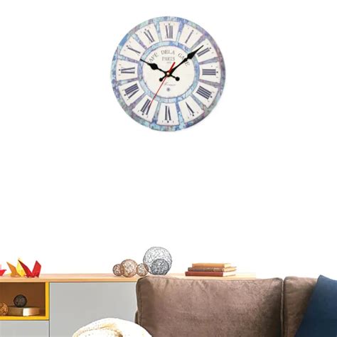 Horloge De Style Campagnard Horloge Silencieuse Horloge Murale