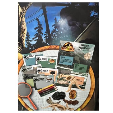 Jurassic World Dominion Dinosaur Explorer Treasure Hunt Educational