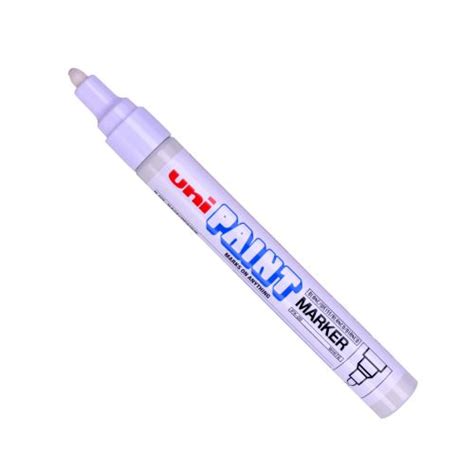 Uni Ball Px Paint Markers Medium Bullet Tip White Pack