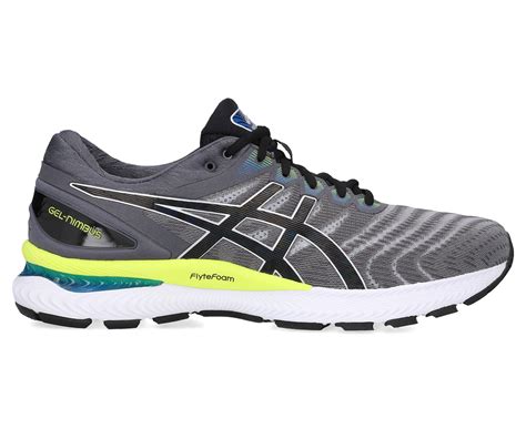 Asics Mens Gel Nimbus 22 Running Shoes Piedmont Greyblack Nz