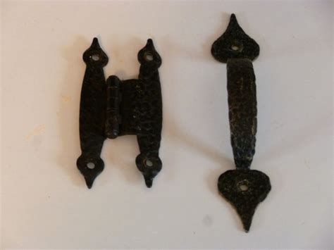 Vintage Black Hammered Cabinet Pulls Handles And Hinges