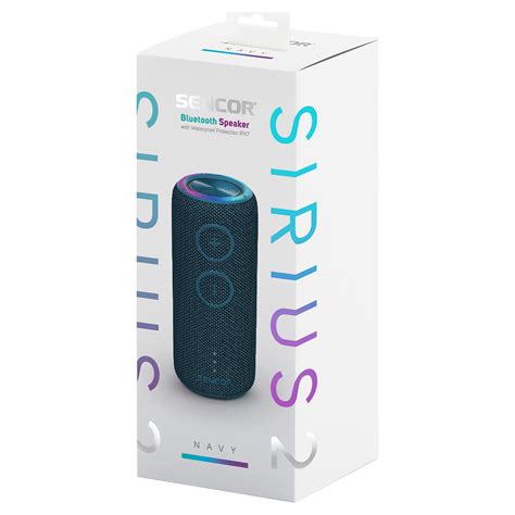 Waterproof Bluetooth Speaker SIRIUS 2 NAVY Sencor