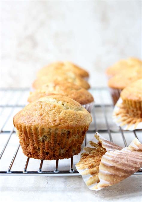 Easy Banana Bread Muffins Made with Greek Yogurt | Mom's Dinner