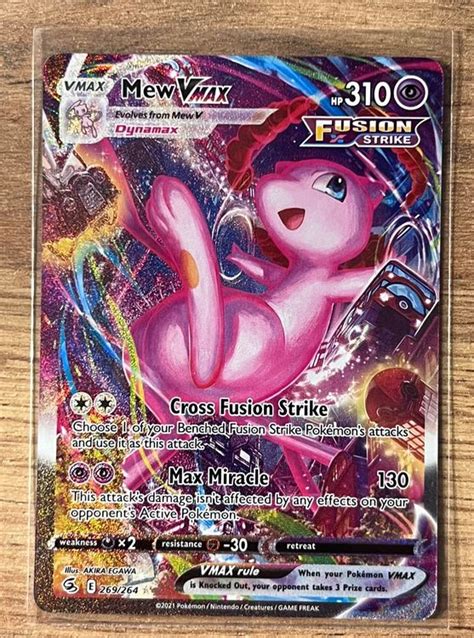 Mew VMAX ALT ART 269 264 Pokemon Fusion Strike Kaufen Auf Ricardo