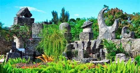 Witness The Marvel Of Florida's Rock Garden And Grotto, Coral Castle, A Family-Friendly Work Of Art