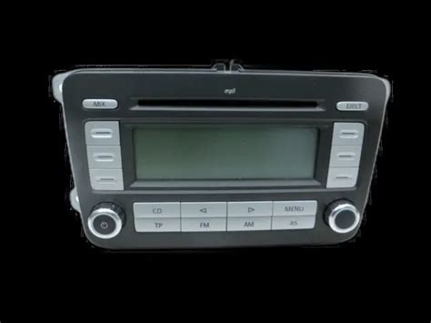 Car Radio Cd Blaupunkt Rcd Mp Bvx With Code For Vw Touran T