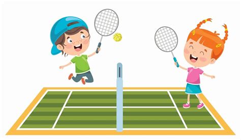 Download cute happy kids playing tennis for free – Artofit