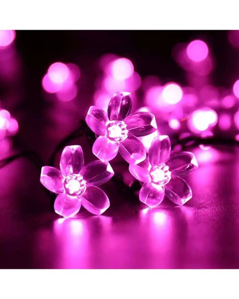 Buy Led Meter Pink Blossom Flower Fairy String Lights Online In