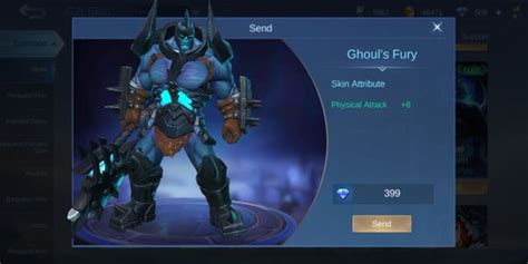 Buy Skin Ghoul S Fury Elite Skin Balmond Mobile Legends 2340170 Itemku