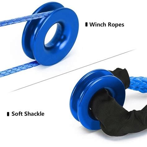 Winch Snatch Recovery Ring 41000 Lbs Fits For Soft Shackle ATV UTV