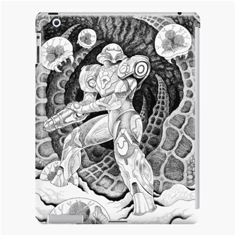 iPad Hülle Skin for Sale mit Metroid Artwork des Autors Samus Aran