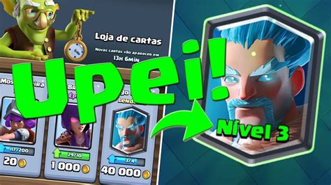 Upei Meu Mago De Gelo Para O Nivel No Clash Royale Youtube