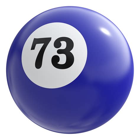 73 number 3d ball blue 36307459 PNG