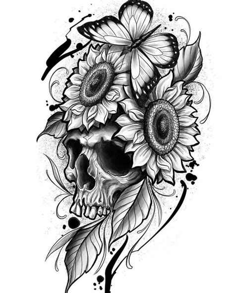 Pin By Christina Marie On Skulltats In 2024 Feminine Skull Tattoos