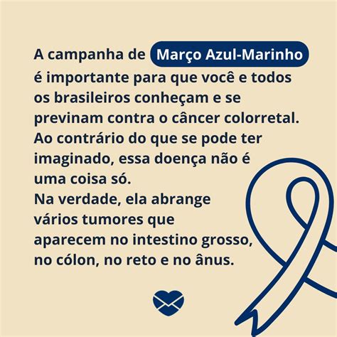 Mensagens De Conscientização Para Março Azul Marinho Veja