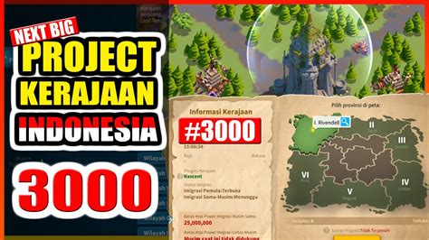 Kerajaan Indonesia Baru Project Kd 3000 Rise Of Kingdoms Youtube