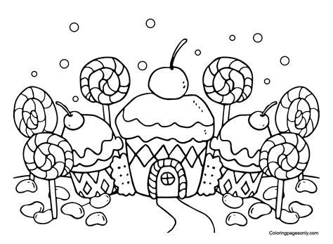 Printable Candyland Coloring Pages