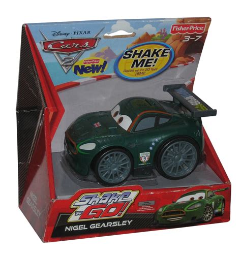 Disney Pixar Cars 2 Nigel Gearsley Fisher Price Shake N Go Toy Car