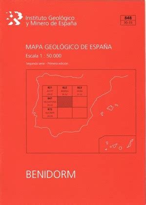 MAPA GEOLOGICO DE ESPAÑA E 1 50 000 HOJA 848 ALTEA MEMORIA