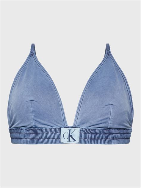 Calvin Klein Swimwear Bikini Oberteil Kw Kw Blau Modivo De