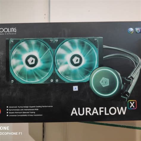 Jual Id Cooling Auraflow X 240 Rgb Sync Aio Cpu Water Cooling Kota