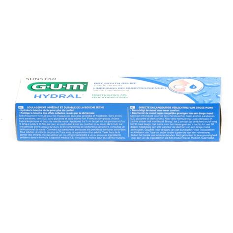 Gum Hydral gel humectant Sécheresse buccale Xérostomie