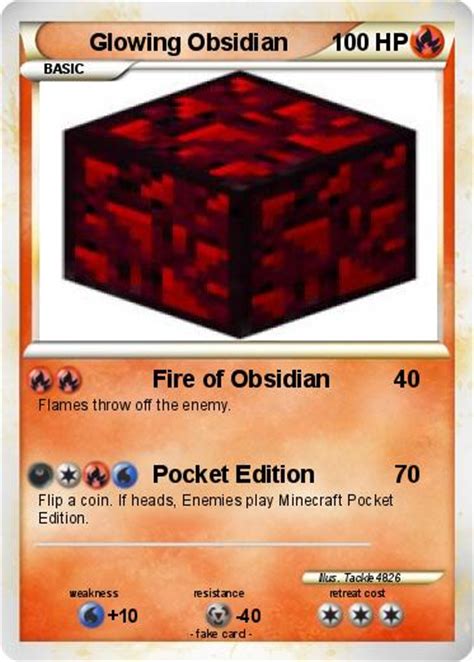 Pokémon Glowing Obsidian - Fire of Obsidian - My Pokemon Card