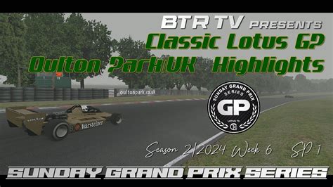 Highlights And Accidents Sunday Gp Series Oulton Park Uk Season