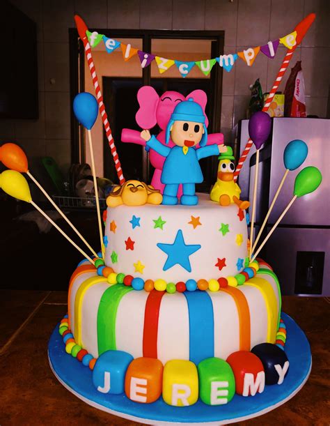 Pocoyo Birthday Cake Festa Decoração