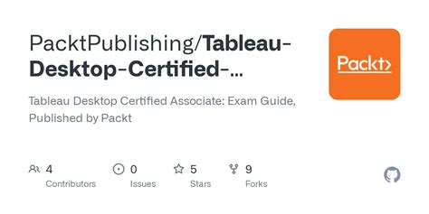 Github Packtpublishingtableau Desktop Certified Associate Exam Guide