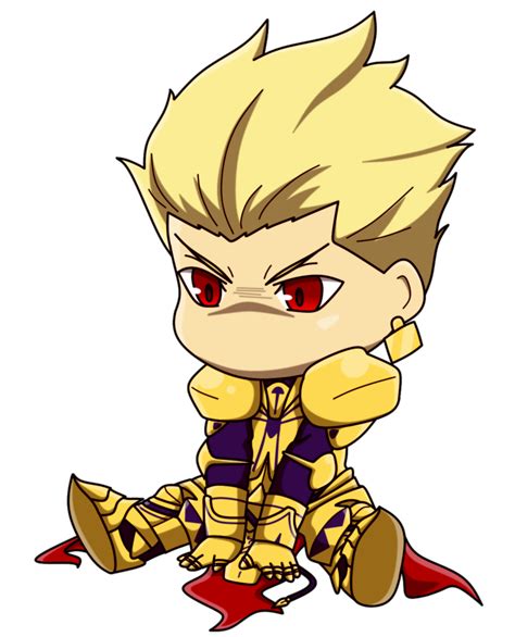 Fatestay Night Chibi Gilgamesh Without Swords By Sallaria On