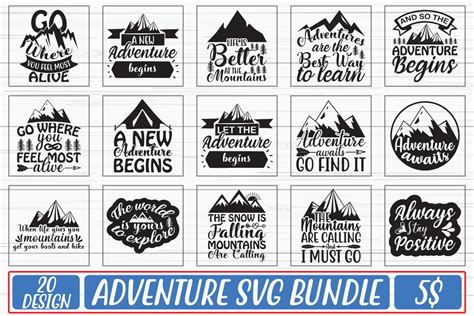 Adventure SVG Bundle Bundle Creative Fabrica