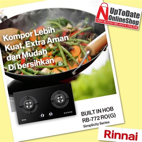 Jual KOMPOR TANAM 2 TUNGKU RINNAI RB 772RO G RB772RO PREMIUM SCHOTT