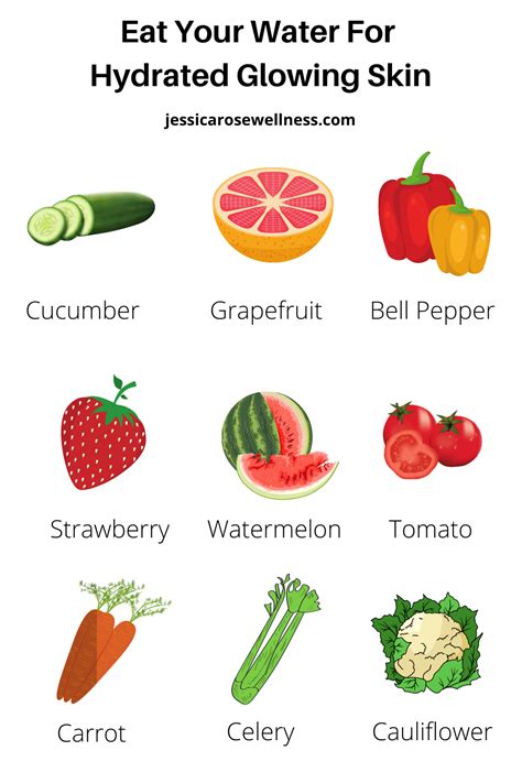 Get Glowing Skin With Hydrating Foods Food For Glowing Skin Foods