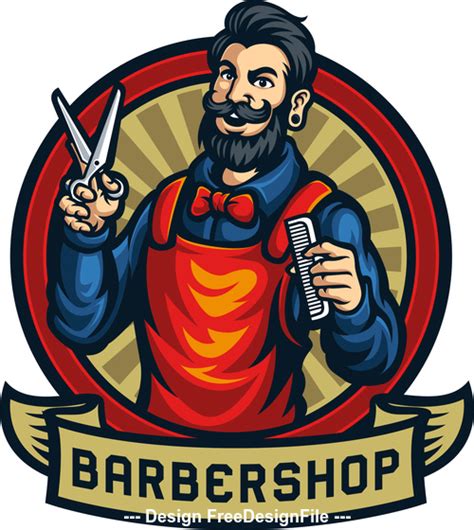 Barber Shop Logo SVG