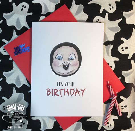 Its Your Birthday Horror Birthday Card Horror Etsy