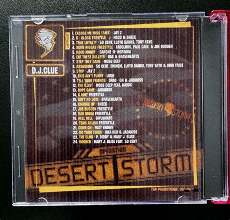 DJ CLUE Operation Desert Storm Mixtape Vol 1 CD RARE EBay