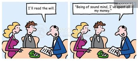 Will And Testament Cartoons And Comics Funny Pictures From Cartoonstock