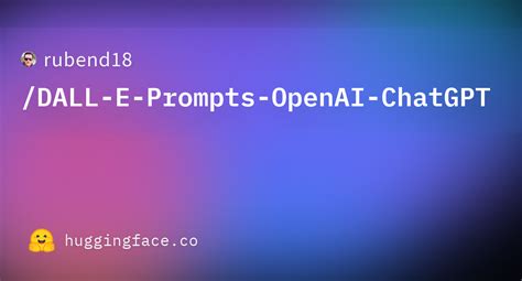 Rubend Dall E Prompts Openai Chatgpt At Main