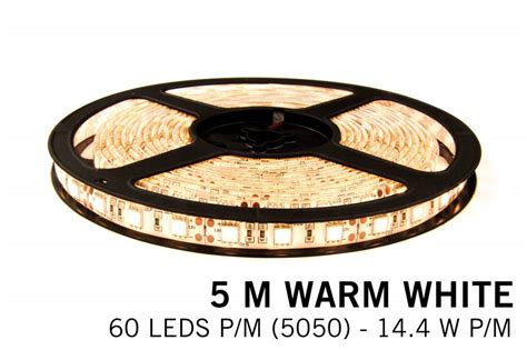 Online 5 METER SMD WARM WHITE LED STRIP 12 VOLTS ROLL WITH 12 VOLT