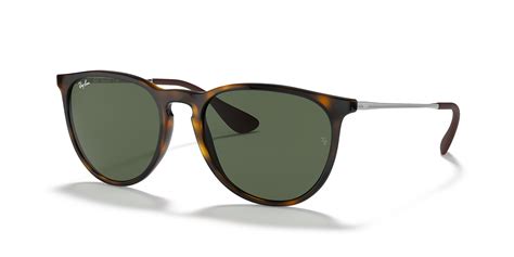 Ray Ban Rb4171 Erika Classic 54 Green And Light Havana Sunglasses