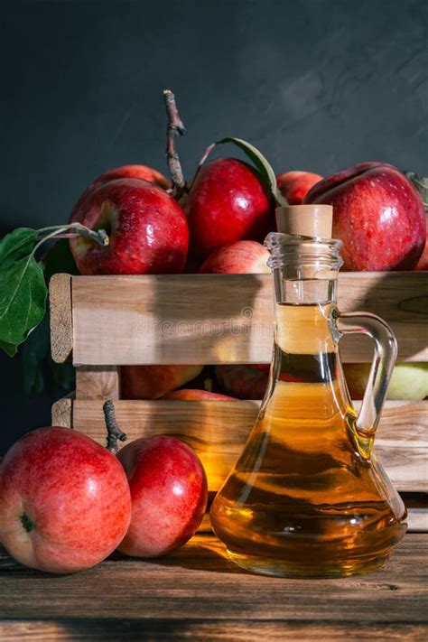 Huishoudelijke Fruitconserven Gezonde Voeding En Drank Appelcider