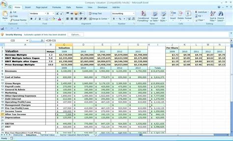 Profit Margin Excel Spreadsheet Template — Db