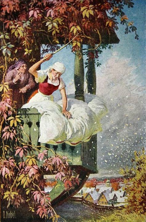 Mother Holle Fairy Tale Original Story By Brothers Grimm