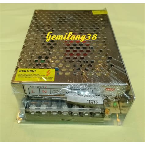 Jual Ac Dc V A Switching Adaptor Power Supply Jaring V A