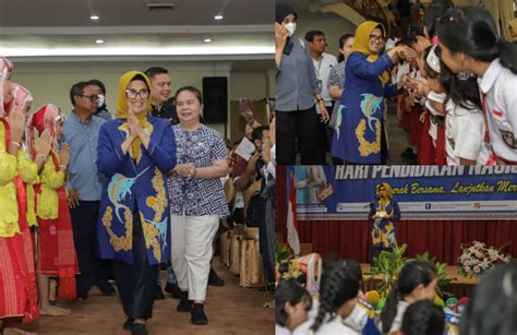 Puncak Gebyar Hardiknas Guru Dan Siswa Sambut Antusias Kehadiran